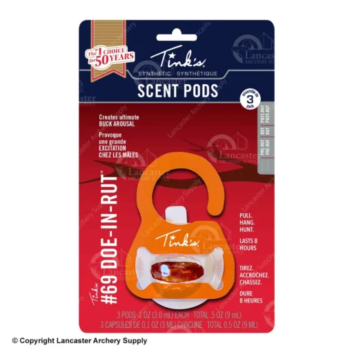 Tink's Synthetic #69 Doe-In-Rut Scent Pods (3 Pack) 8 Tink's Synthetic #69 Doe-In-Rut Scent Pods (3 Pack) -Summat Shop 1031767