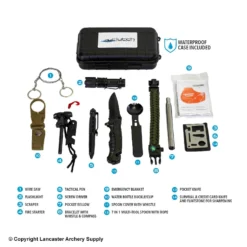 Clutch Outdoors 14-In-1 Emergency Survival Kit -Summat Shop 1031977 list