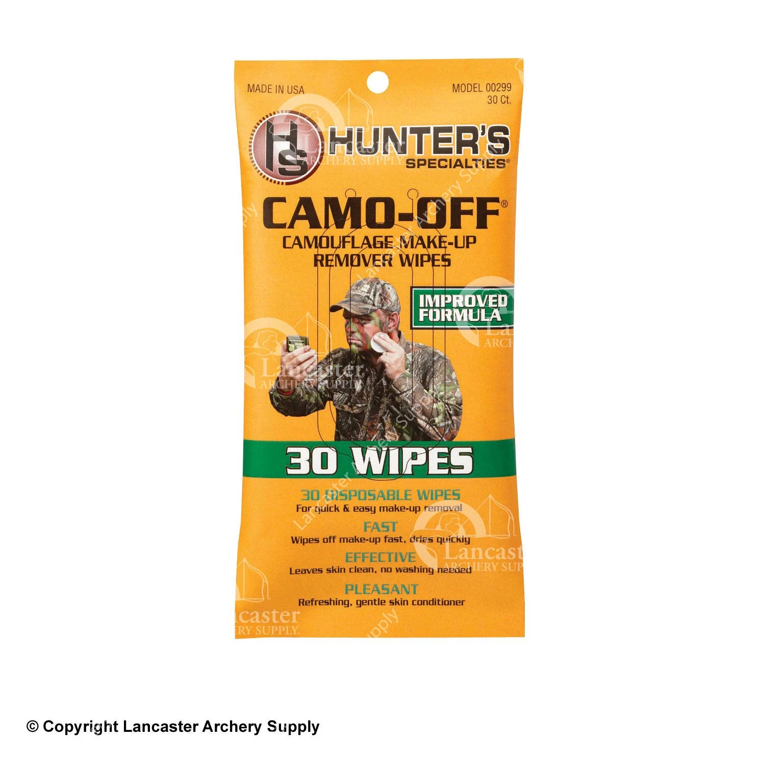 Hunters Specialties Camo-Off Make Up Remover Wipes 1 Hunters Specialties Camo-Off Make Up Remover Wipes