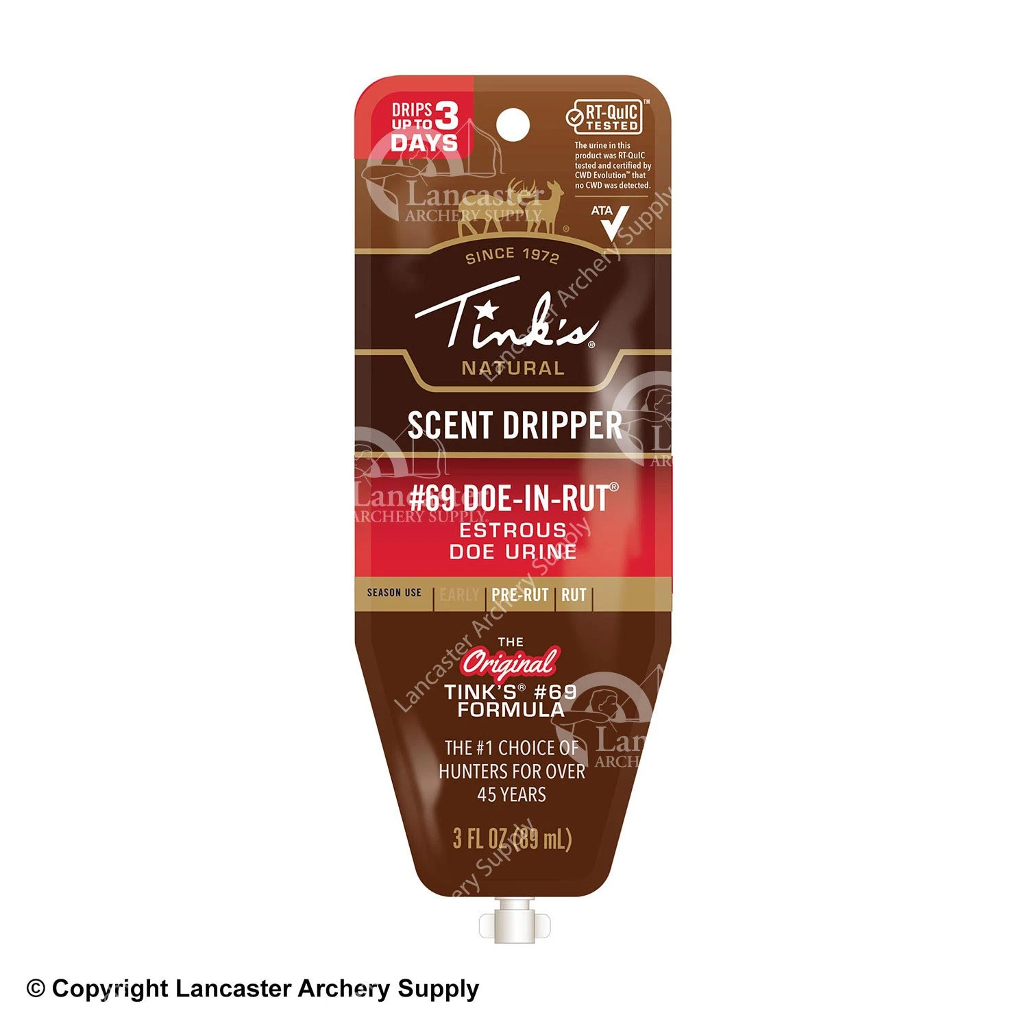 Tink's Disposable Scent Dripper (#69 Doe-in-Rut) 1 Tink's Disposable Scent Dripper (#69 Doe-in-Rut)