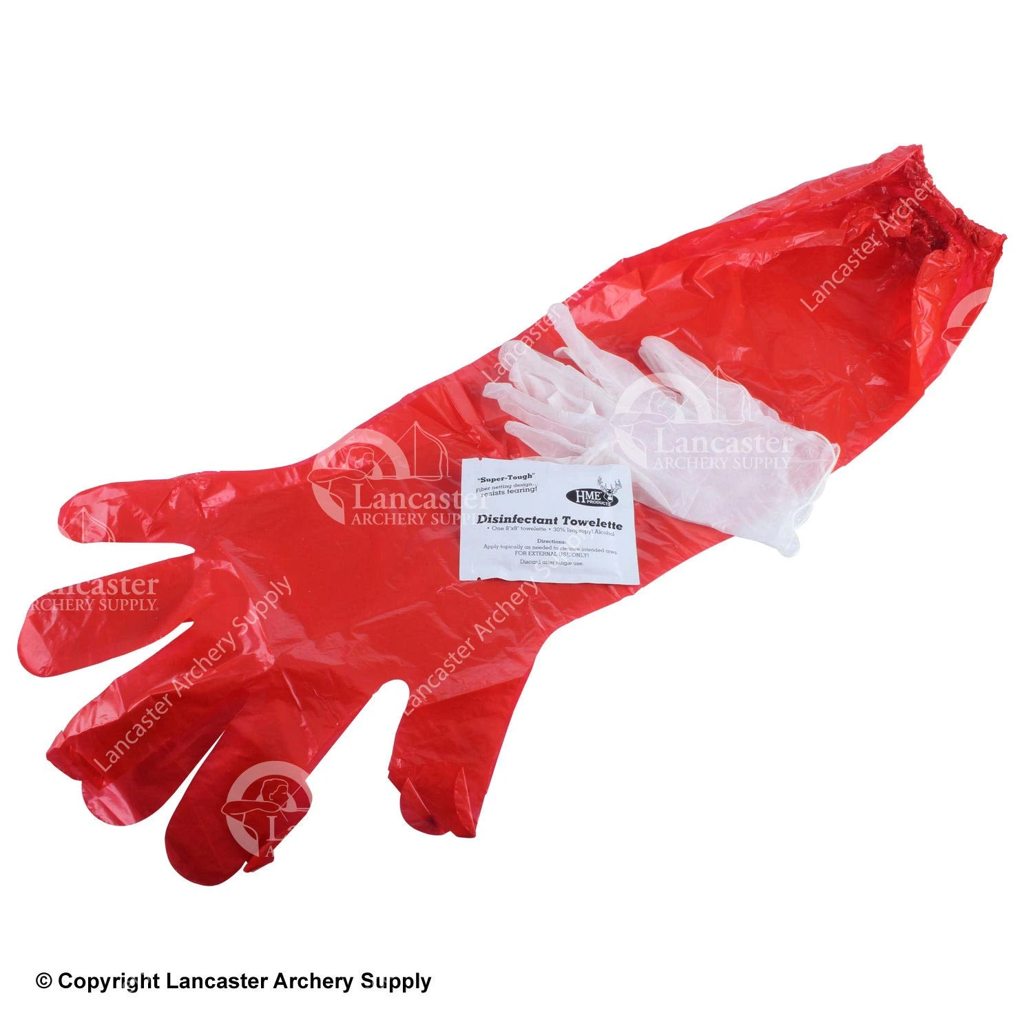 HME Game Cleaning Gloves With Disinfecting Towelette 1 HME Game Cleaning Gloves With Disinfecting Towelette